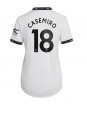 Manchester United Casemiro #18 Auswärtstrikot für Frauen 2022-23 Kurzarm